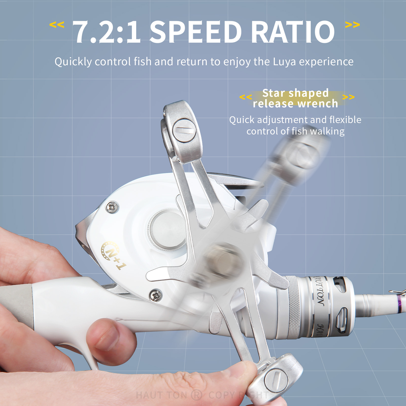 HAUT TON ET Baitcaster Reel 4+ - Kastking Reel Zephyr 评论和价格