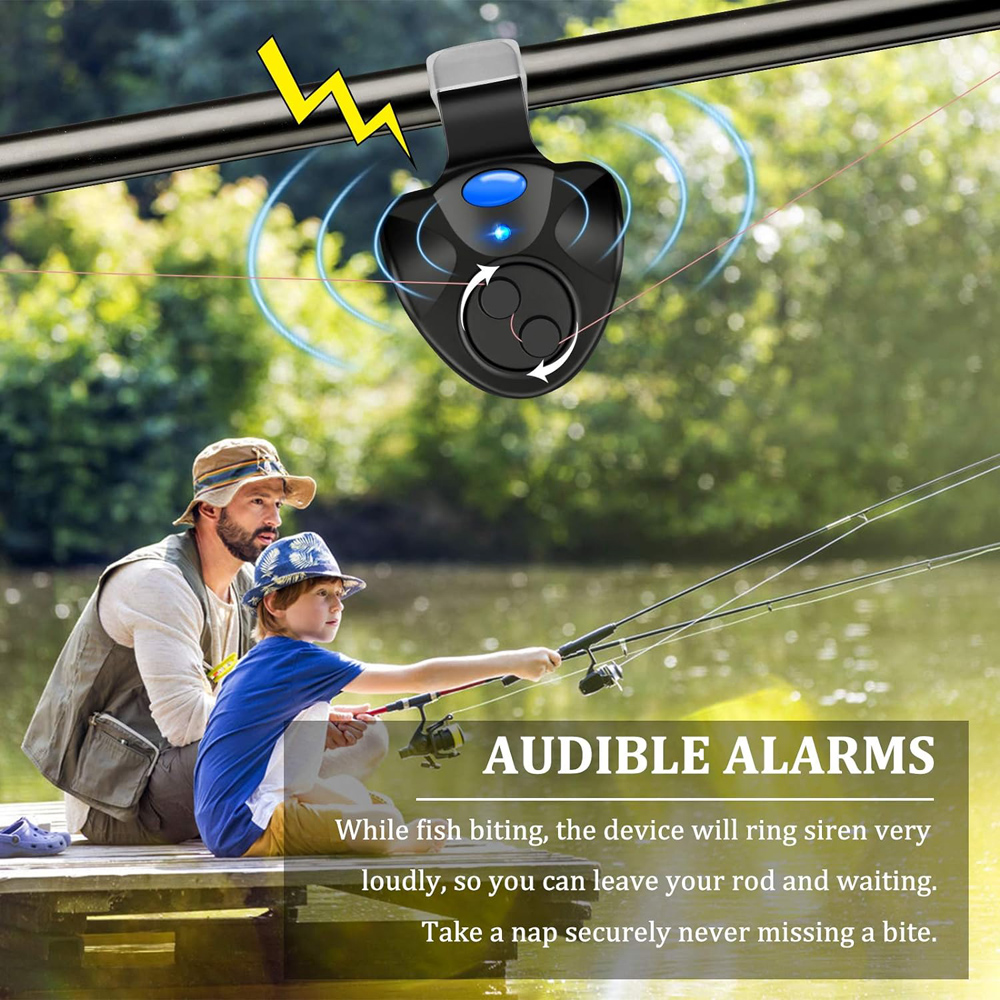 Carp Fishing Clip Set Rod Elec - Fish Alarm 评论和价格