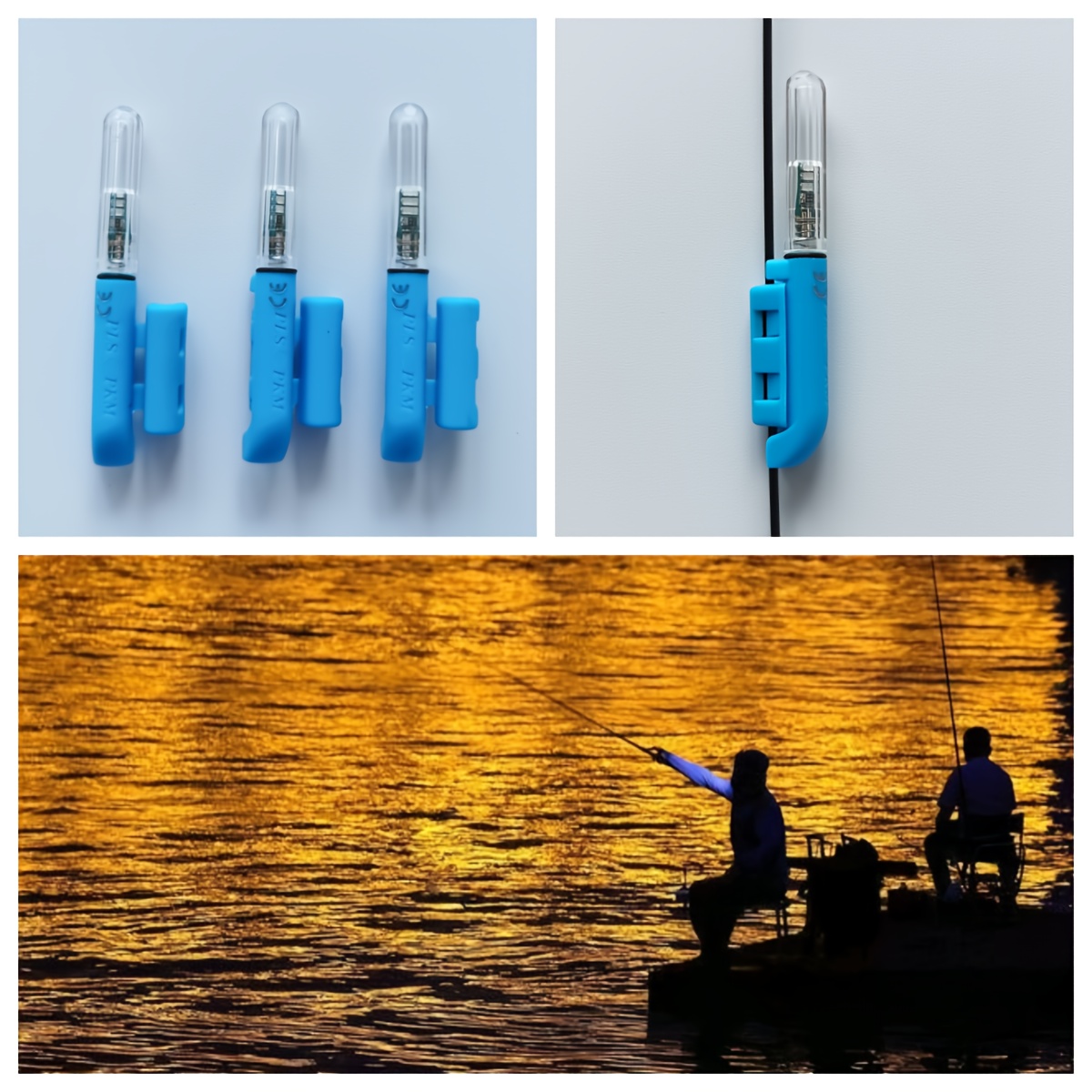2pcs New Night Fishing Rod Tip - Fish Alarm 评论和价格