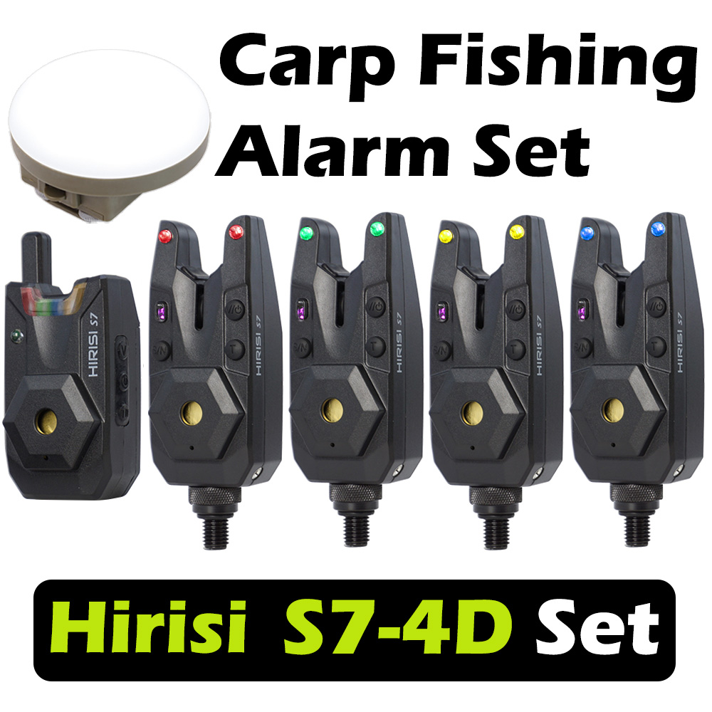 Hirisi S7-4D Wireless Carp Fis - Fish Alarm 评论和价格